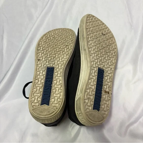 Birkenstock Arran Women’s 40 Low Top Leather Low Top Sneakers in Black Metallic - Picture 6 of 9